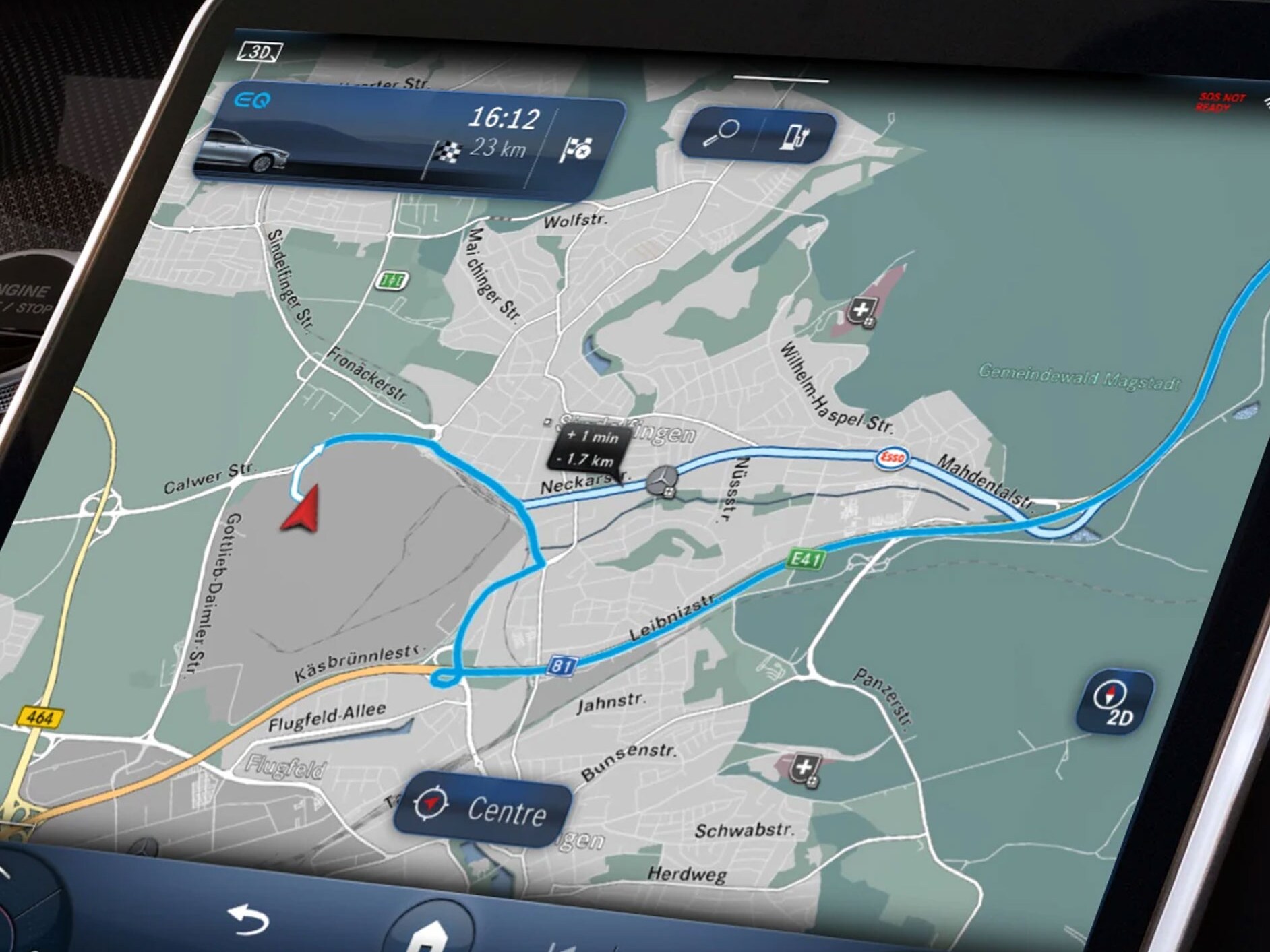 An examplary image of the feature Online-Routing.