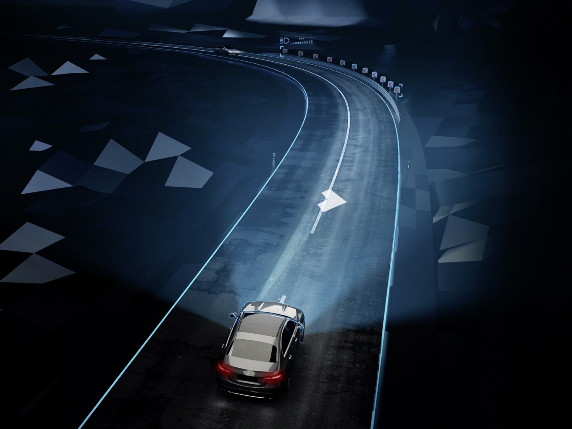 DIGITIAL LIGHT | Safety | Mercedes-Benz The DIGITIAL LIGHT headlamps from Mercedes-Benz.
