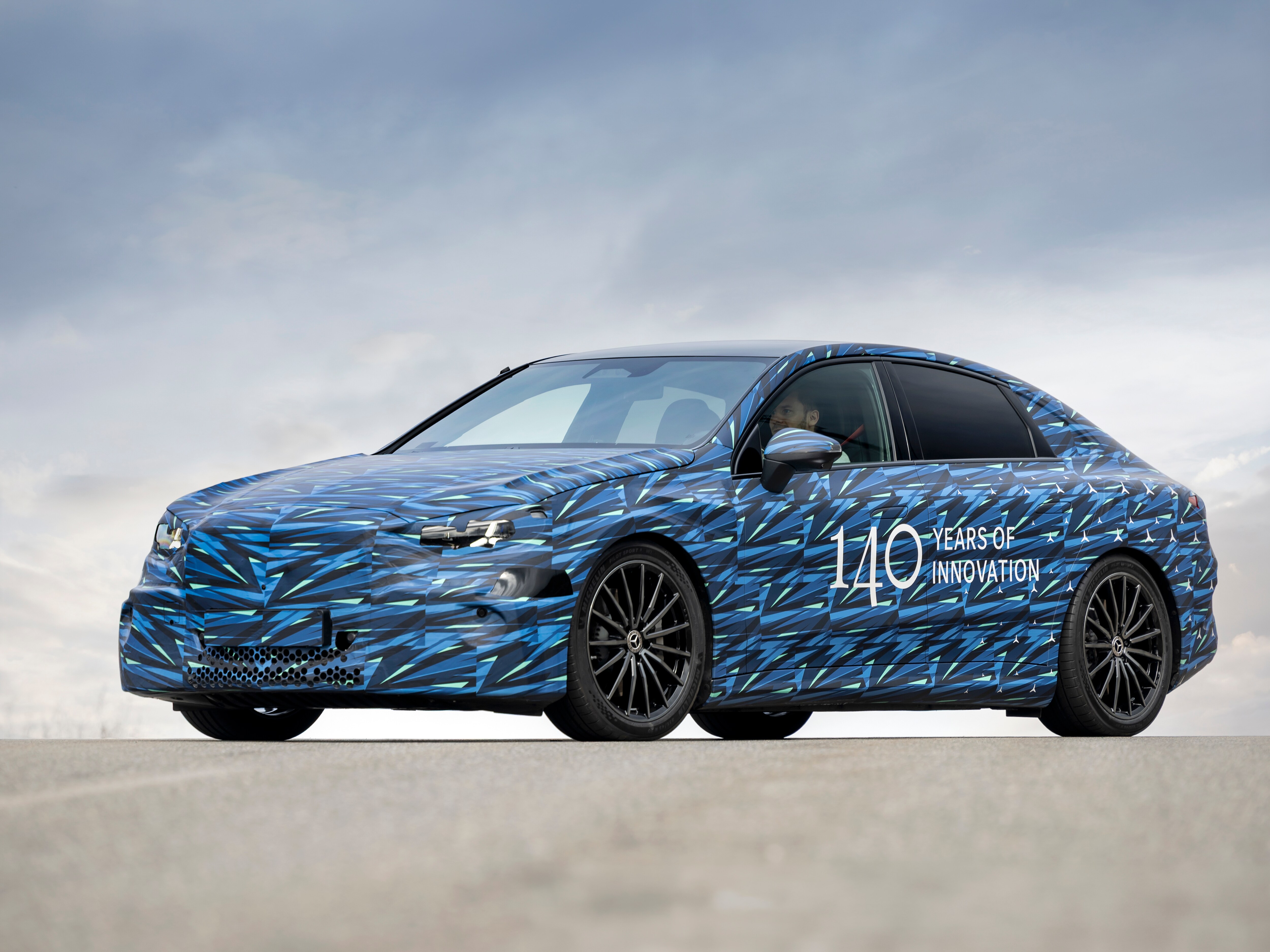 The all-new electric C-Class test drive