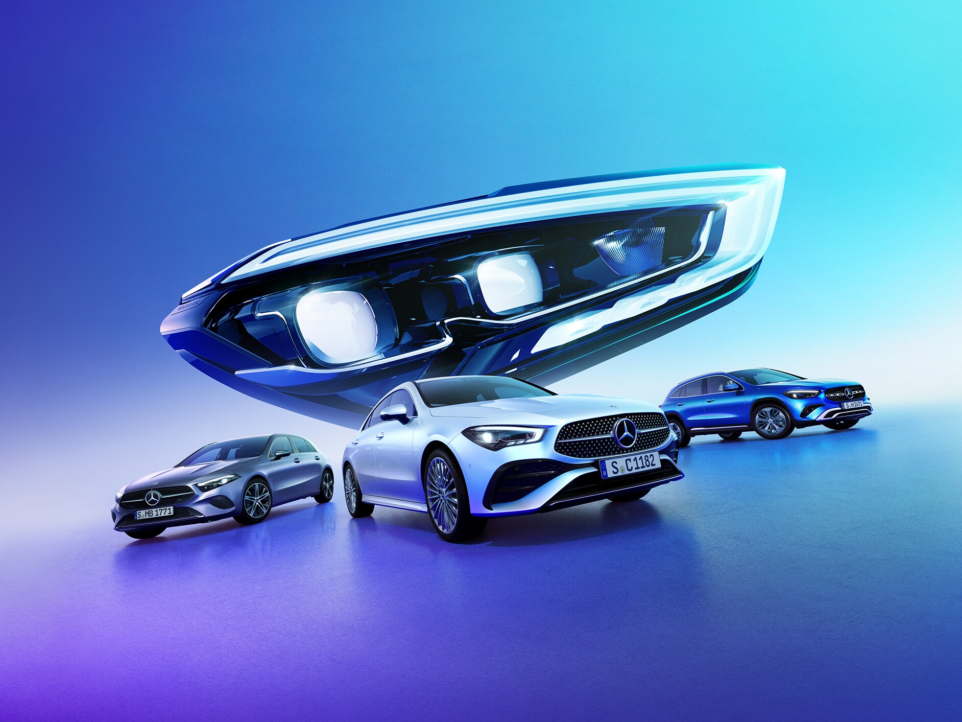 A headlamp with MULTIBEAM LED