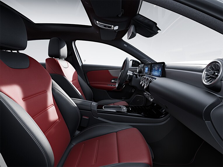 The seats in the Mercedes-AMG A-Class Saloon.