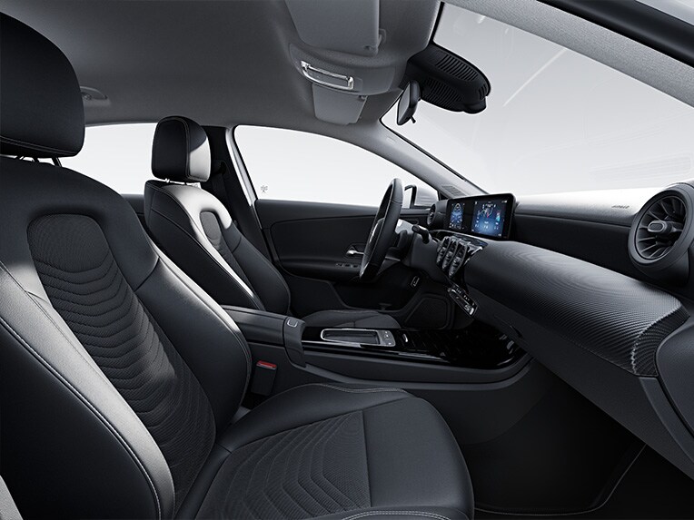 The interior of the Mercedes-Benz A-Class Saloon with standard equipment.