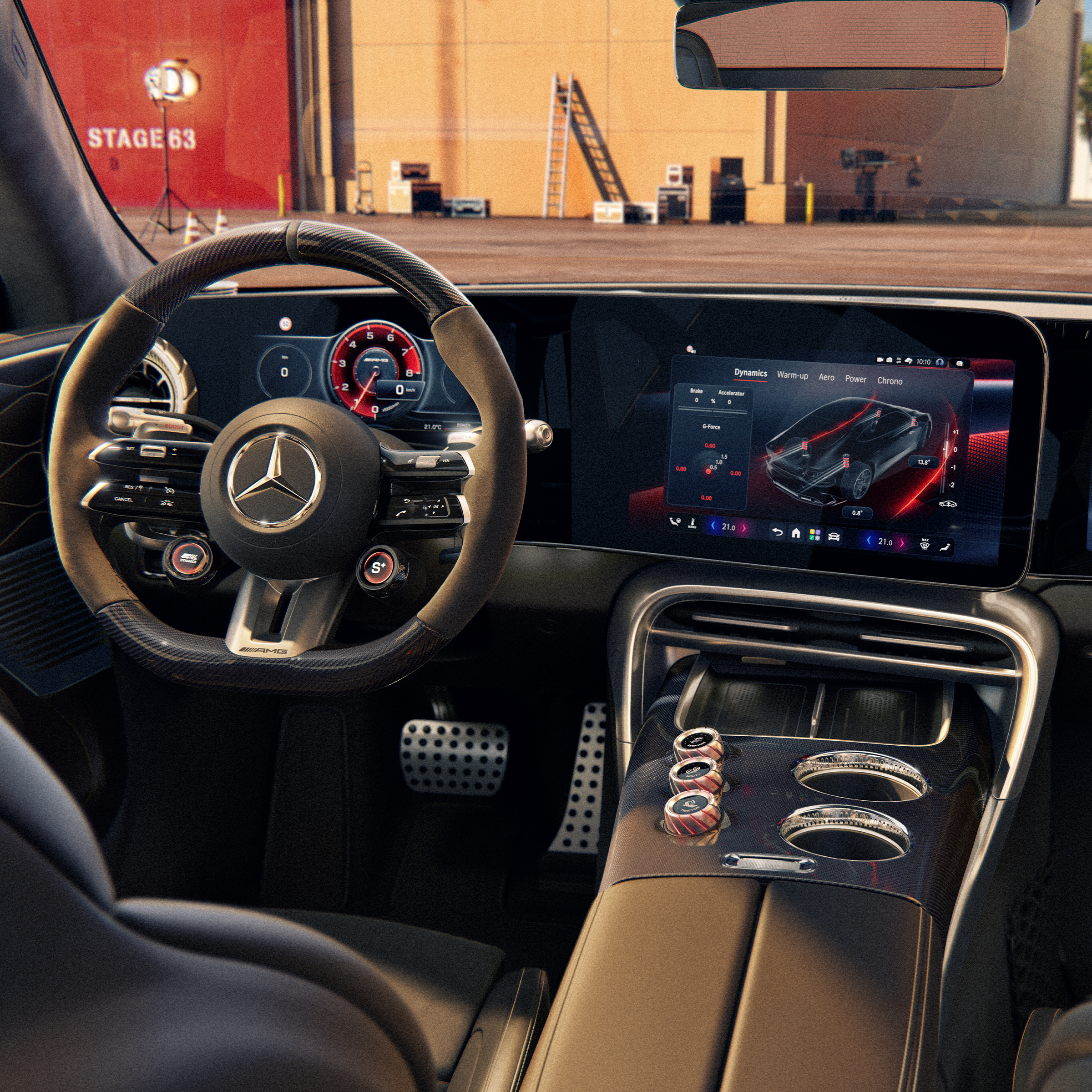 Driver oriented cockpit | GT 4-Door Coupé | Mercedes-AMG The driver oriented cockpit in the all-new GT 4-Door Coupé from Mercedes-AMG.