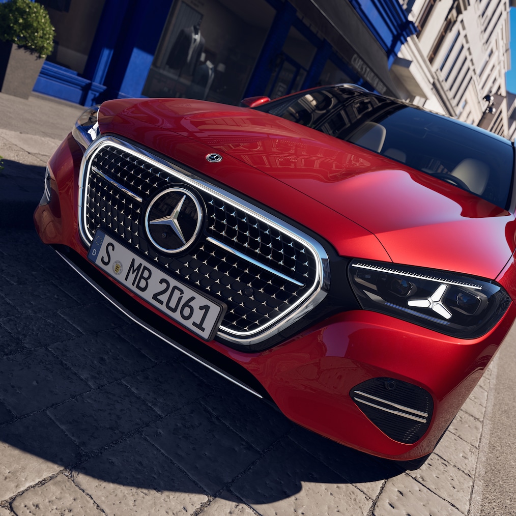 The front of the new C-Class Estate from Mercedes-Benz.