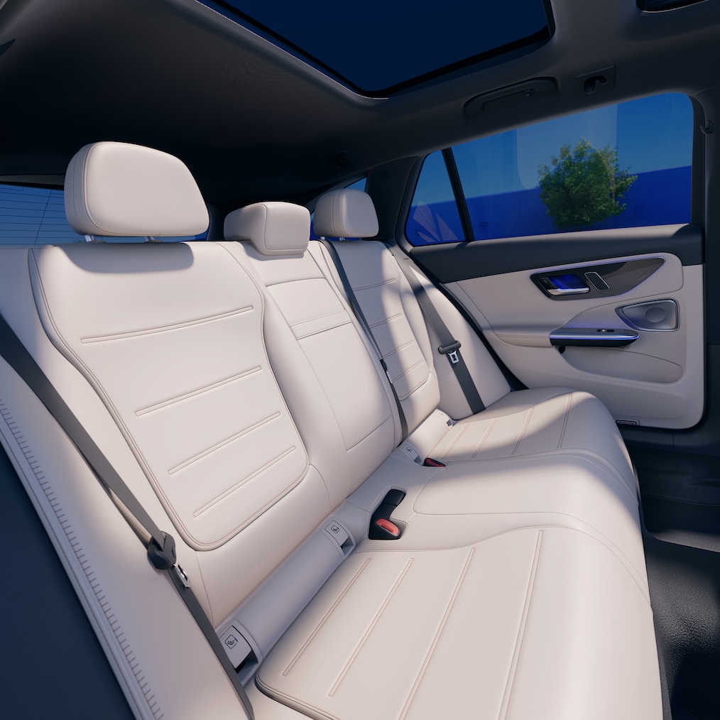 The spacious interior of the new C-Class Estate from Mercedes-Benz.