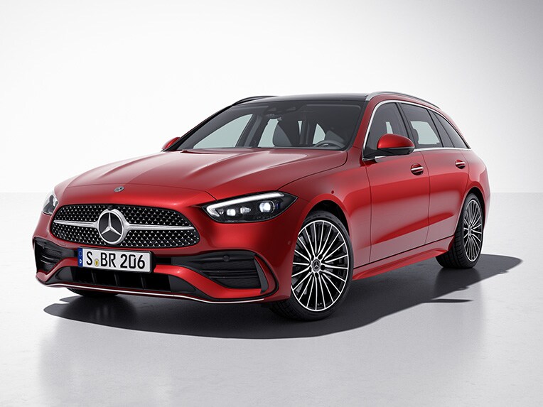 The Mercedes-Benz C-Class Estate with AMG Line.