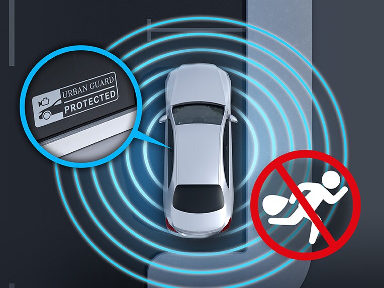 The Mercedes-Benz C-Class Estate with URBAN GUARD vehicle protection Plus.