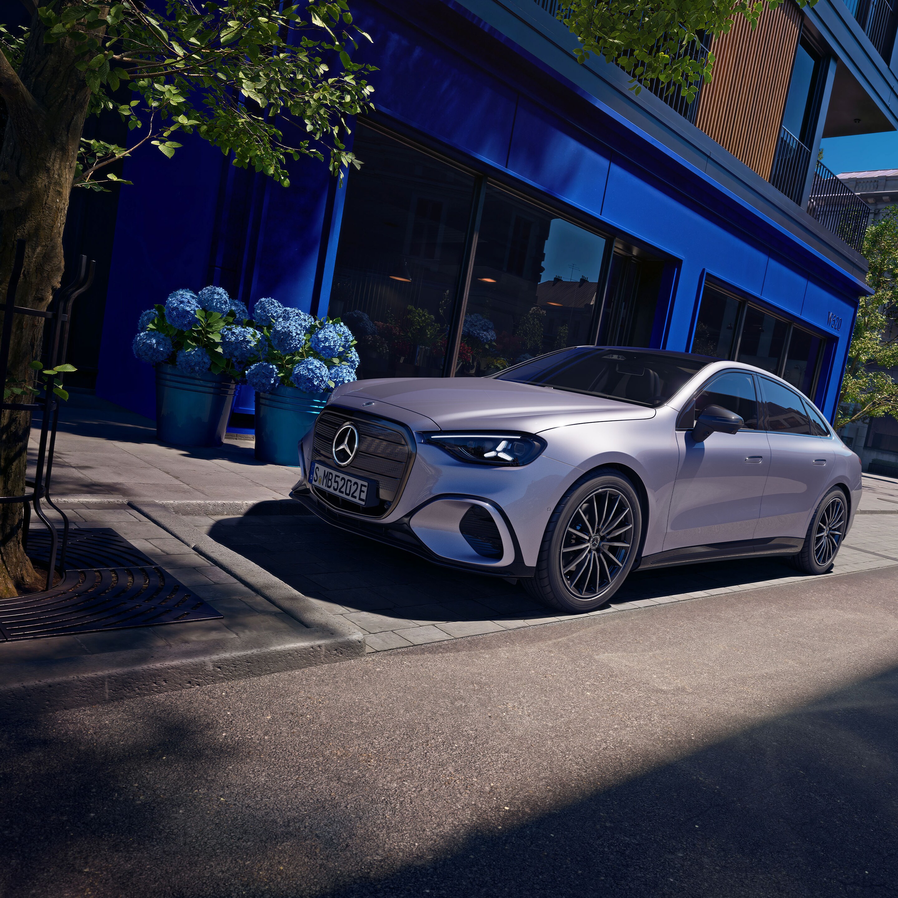 The exterior of the new C-Class from Mercedes-Benz.