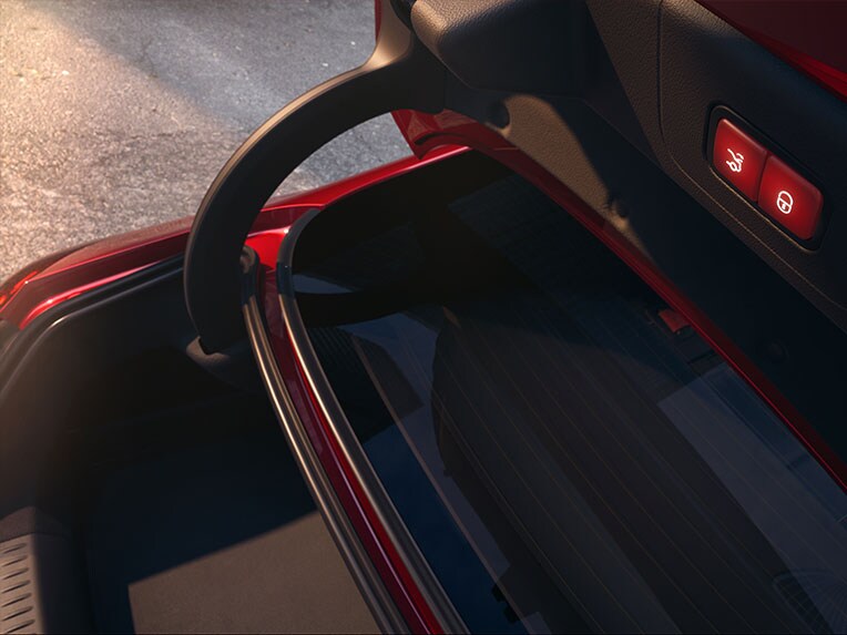 The EASY PACK tailgate of the all-new CLA from Mercedes-Benz.