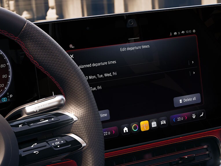 The pre-entry climate control in the all-new CLA from Mercedes-Benz.