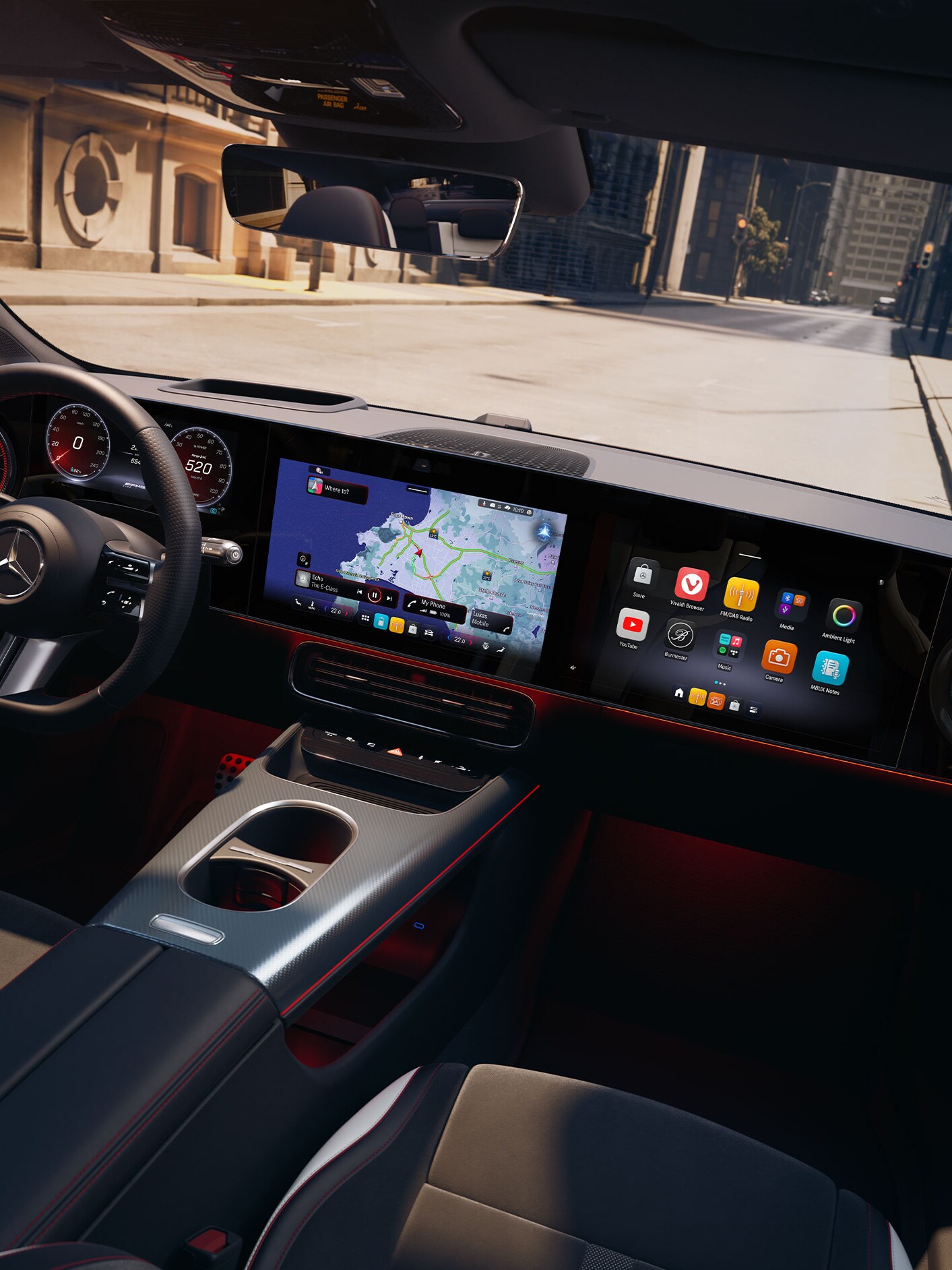 The fourth generation MBUX in the all-new CLA from Mercedes-Benz.