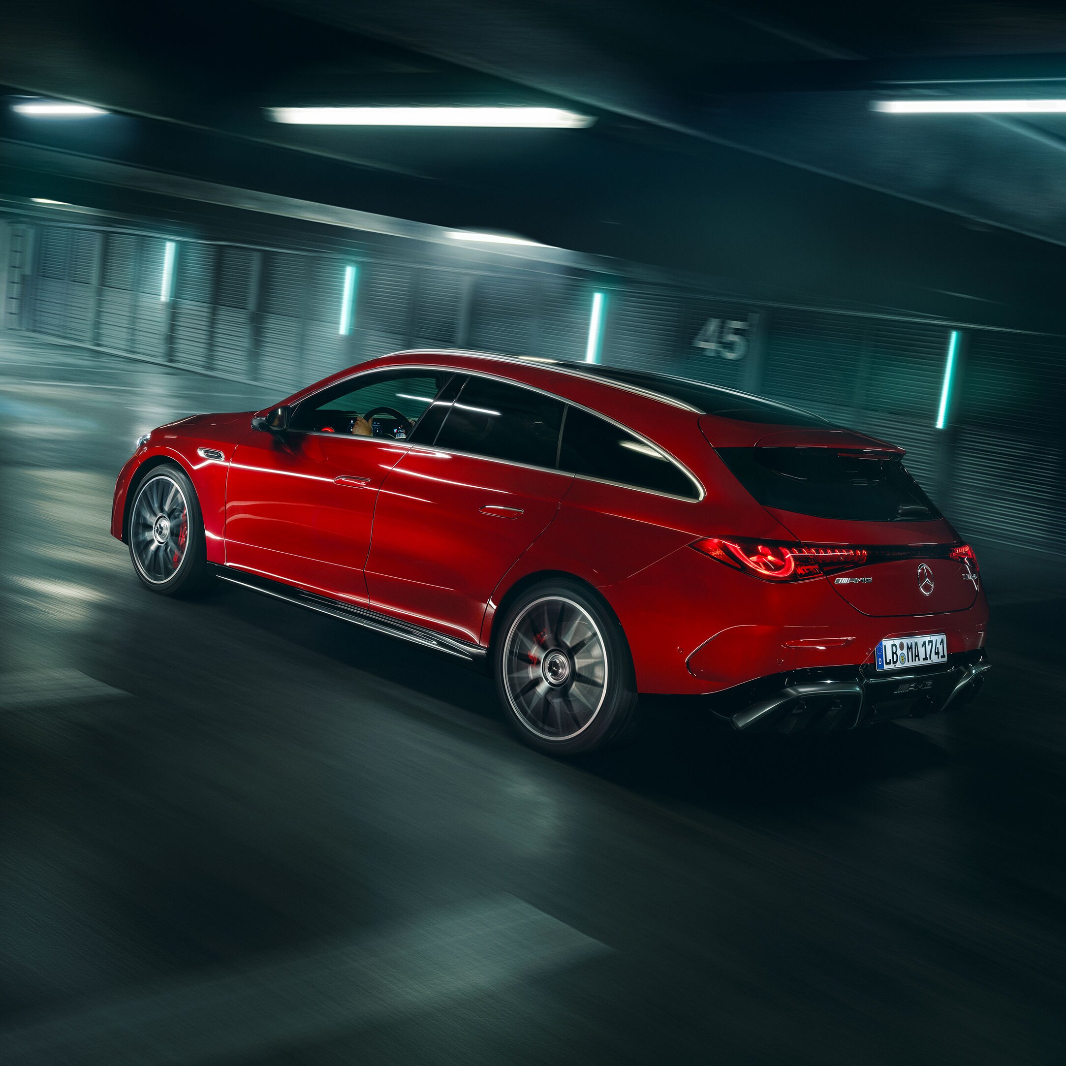 The performance of the all-new Mercedes-AMG CLA 45 electric 4MATIC+ Shooting Brake.