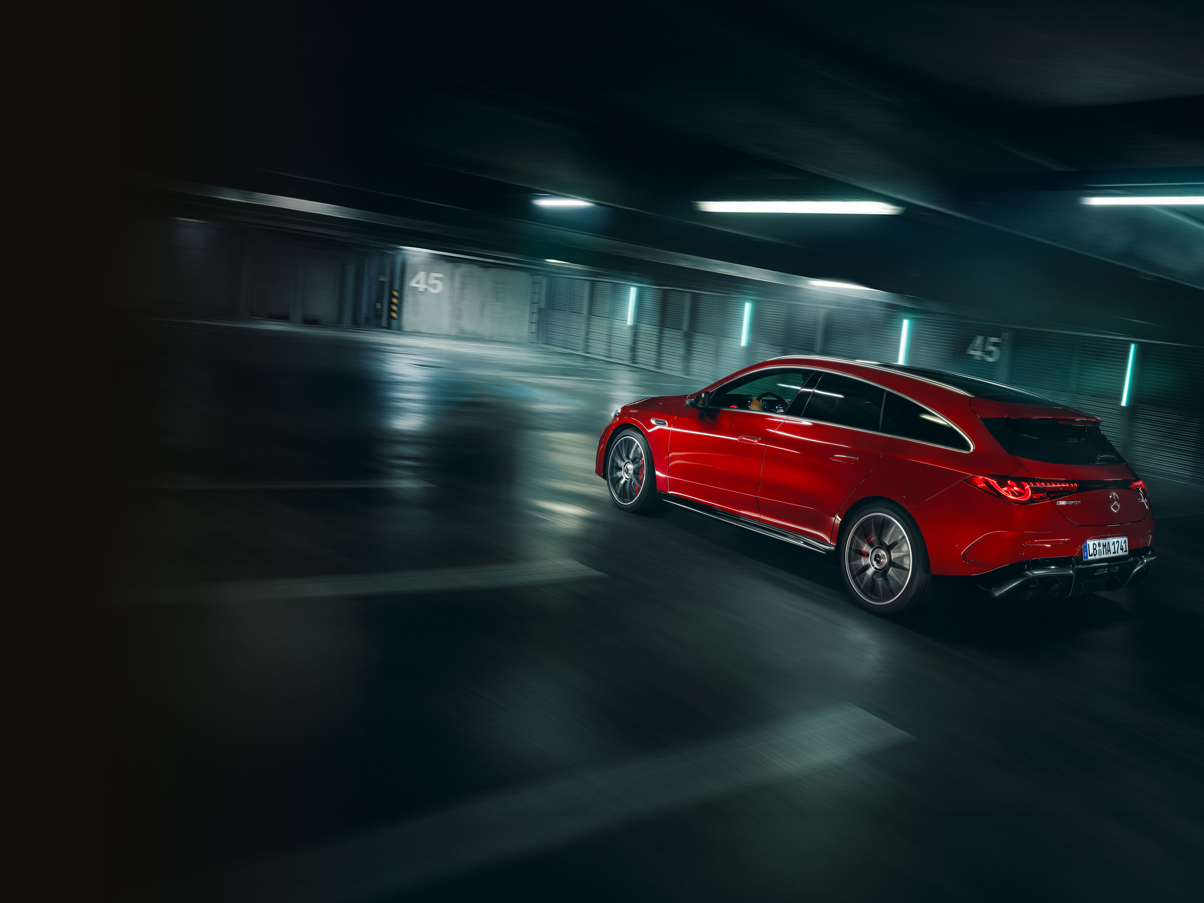 Performance | CLA Shooting Brake | Mercedes-AMG The performance of the all-new Mercedes-AMG CLA 45 electric 4MATIC+ Shooting Brake.