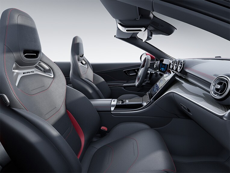 The AMG Performance Seat Package High-End in the CLE Cabriolet from Mercedes-AMG.