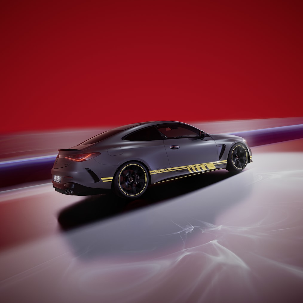 The AMG Limited Edition special model of the Mercedes-AMG CLE Coupé.