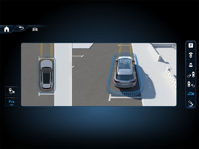 Parking Package with 360° camera in the new CLE Coupé luxury car from Mercedes-Benz.