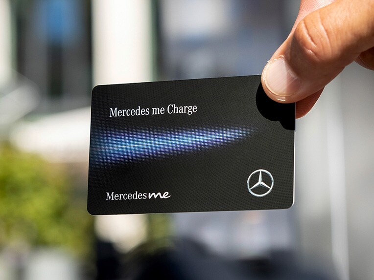 Charging on the go with Mercedes me Charge for the Mercedes-Benz CLE Coupé.