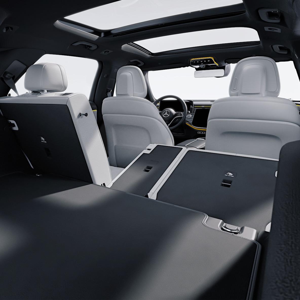 Flexible space concept of the E-Class from Mercedes-Benz.