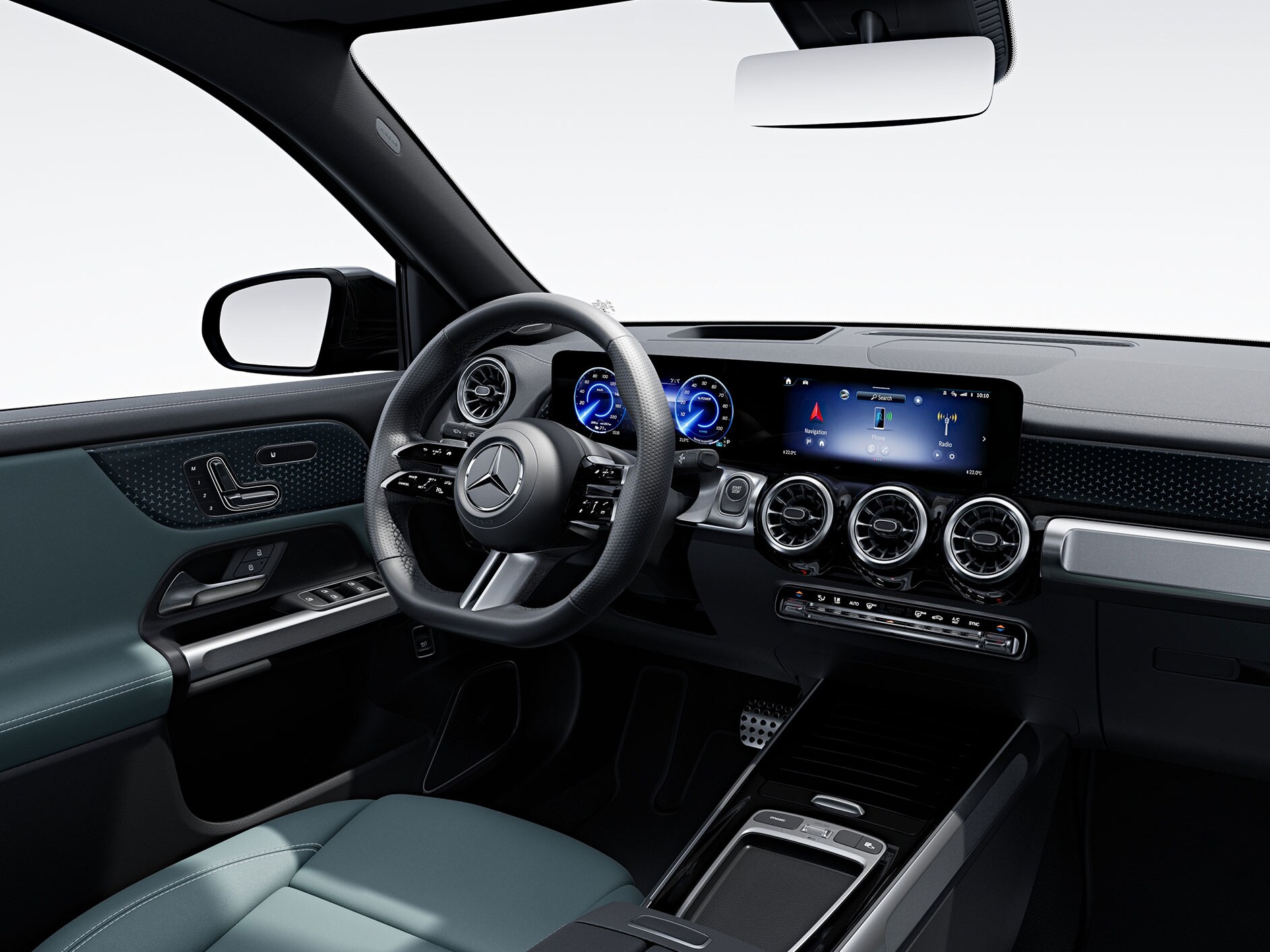 The EQB from Mercedes-Benz with the Prremium package.