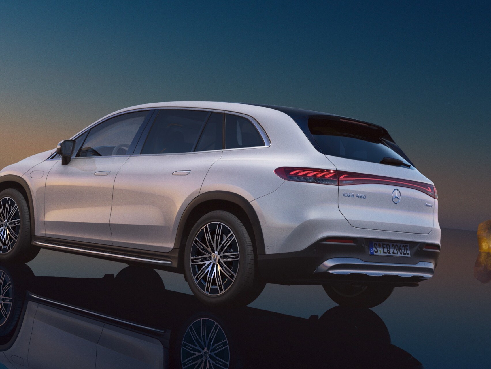 The new EQS SUV from Mercedes-EQ.