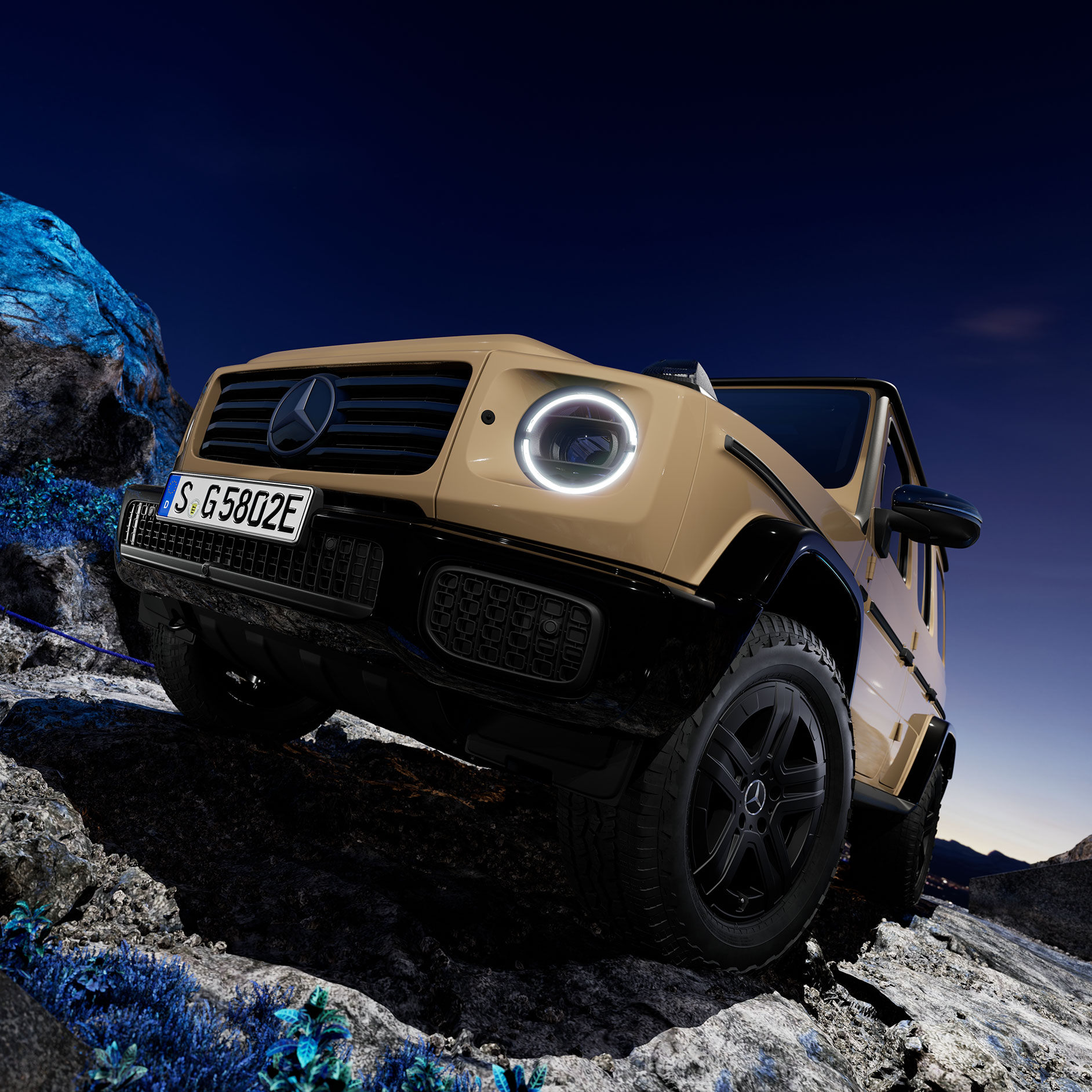 Drive Electric Plan | All-electric G-Class | Mercedes-Benz The Drive Electric Plan for the all-electric G-Class from Mercedes-Benz.