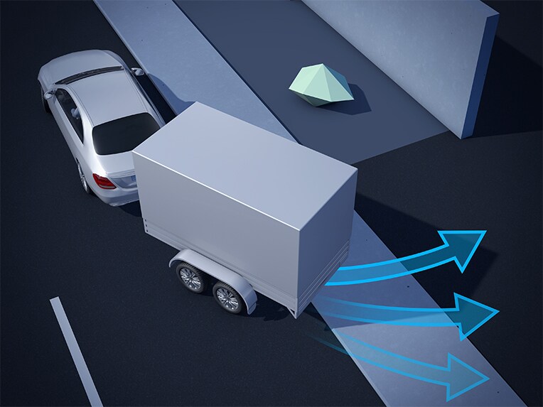 Trailer Maneuvering Assistant from Mercedes-Benz.