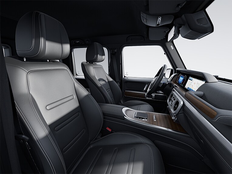 The all-new G-Class with standard equipment. 