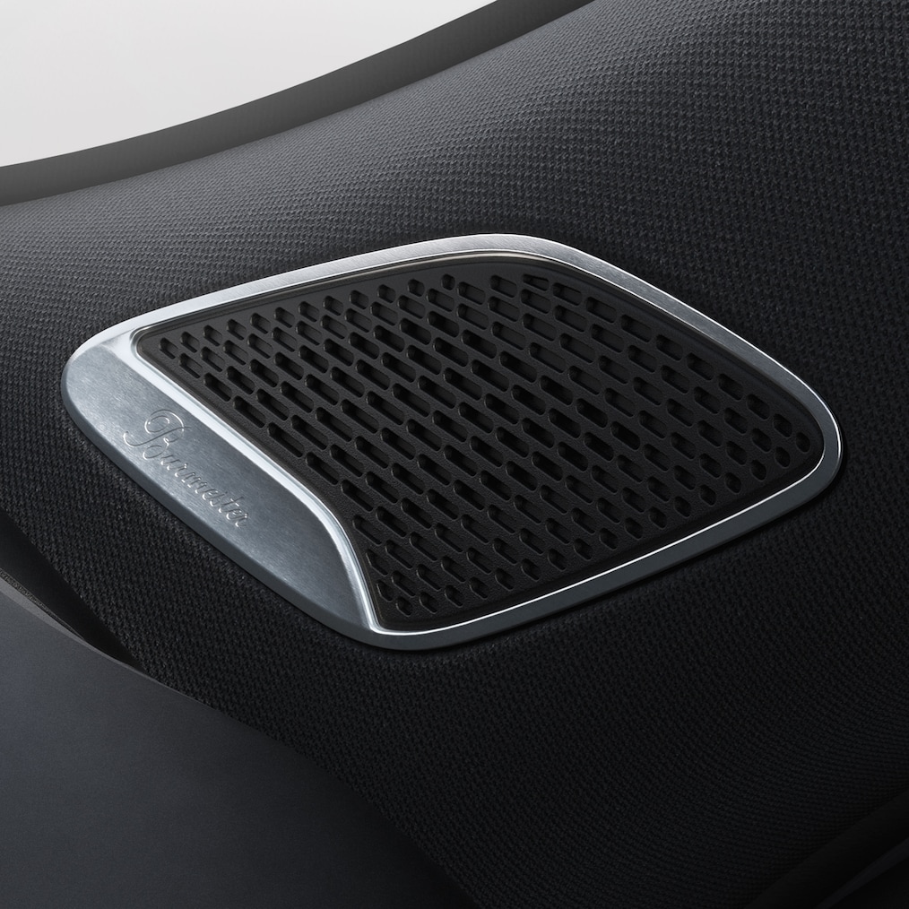 The Burmester® surround sound system in the Mercedes-Benz GLB.