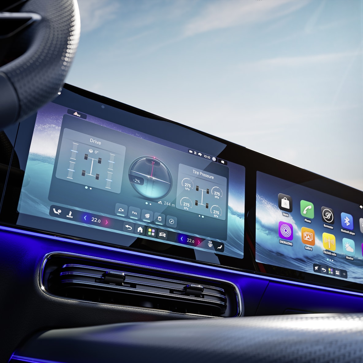 The Terrain Mode Drive Program in the new GLB from Mercedes-Benz.