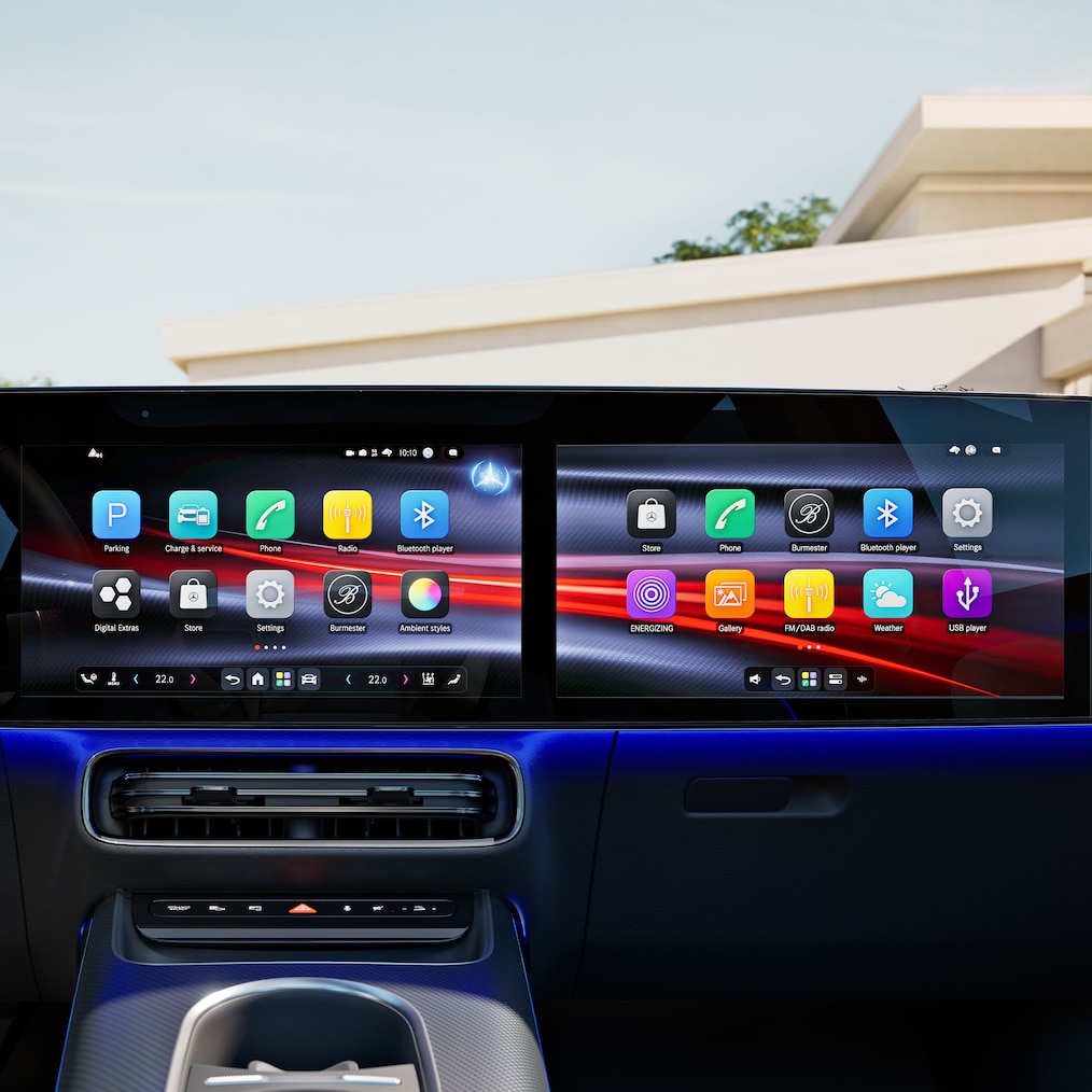 The Mercedes-Benz Operating System in the Mercedes-Benz GLB.