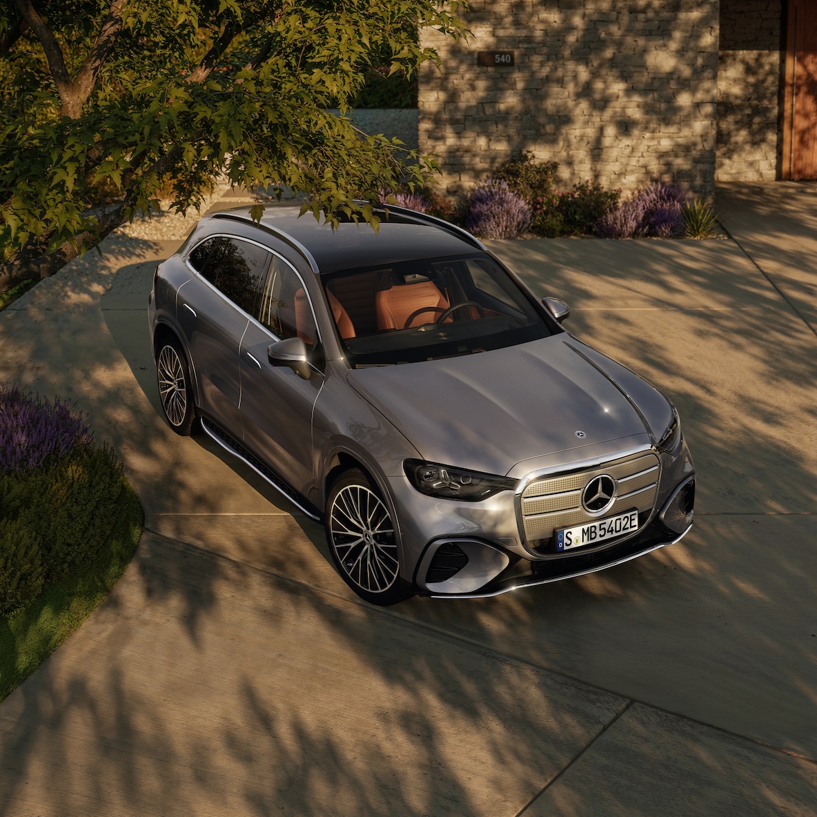 The exterior of the new GLC with EQ Technology from Mercedes-Benz.