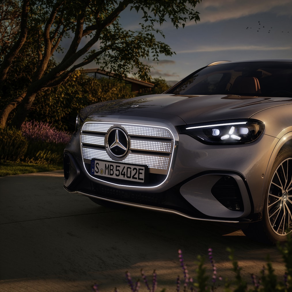 The exterior of the new GLC with EQ Technology from Mercedes-Benz.