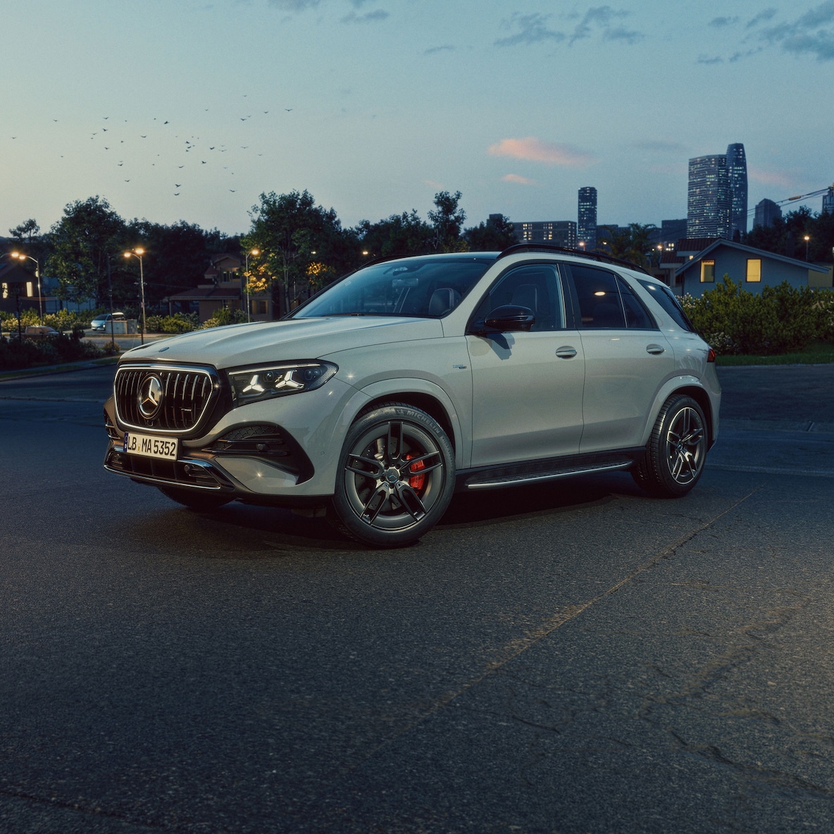 The exterior of the GLE 53 4MATIC+ from Mercedes-AMG.