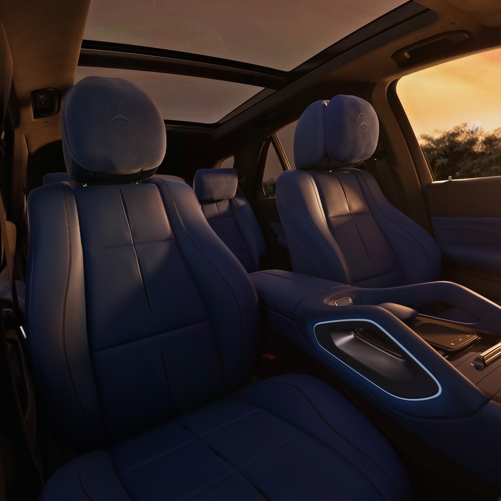 The multicontour seats of the new Mercedes-Benz GLE.