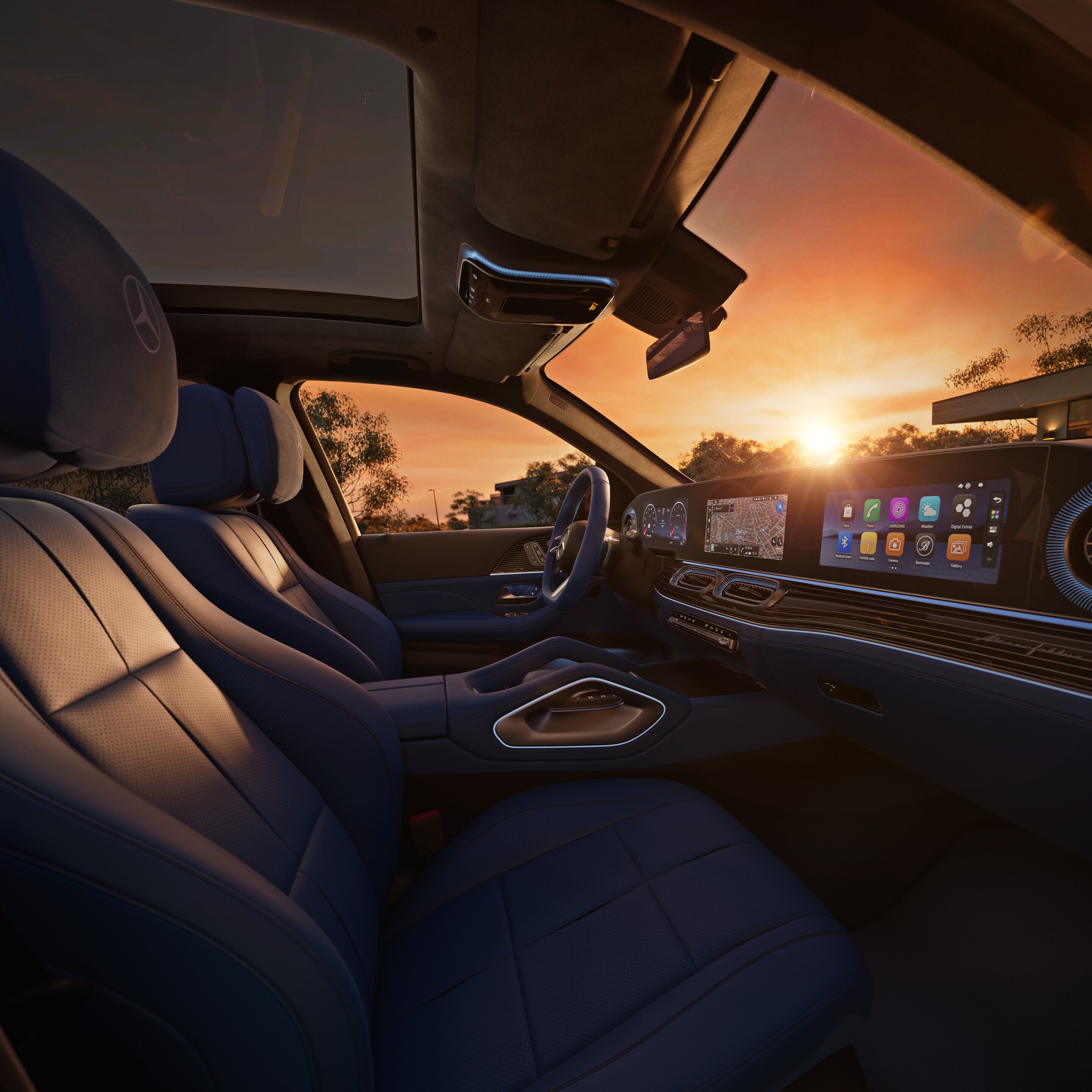 The Interior of the new GLE.