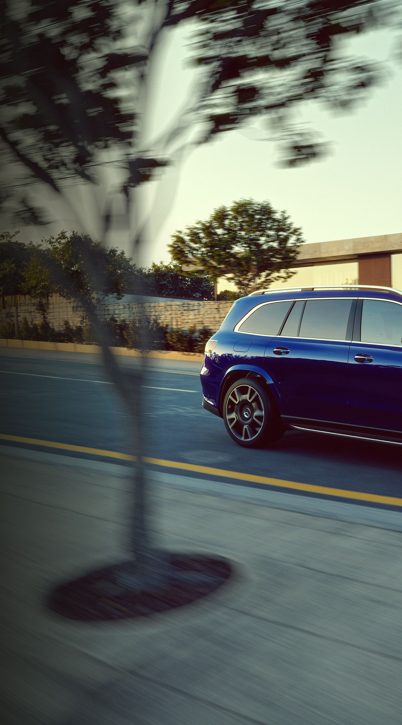 The exterior of the new Mercedes-AMG GLS 63.