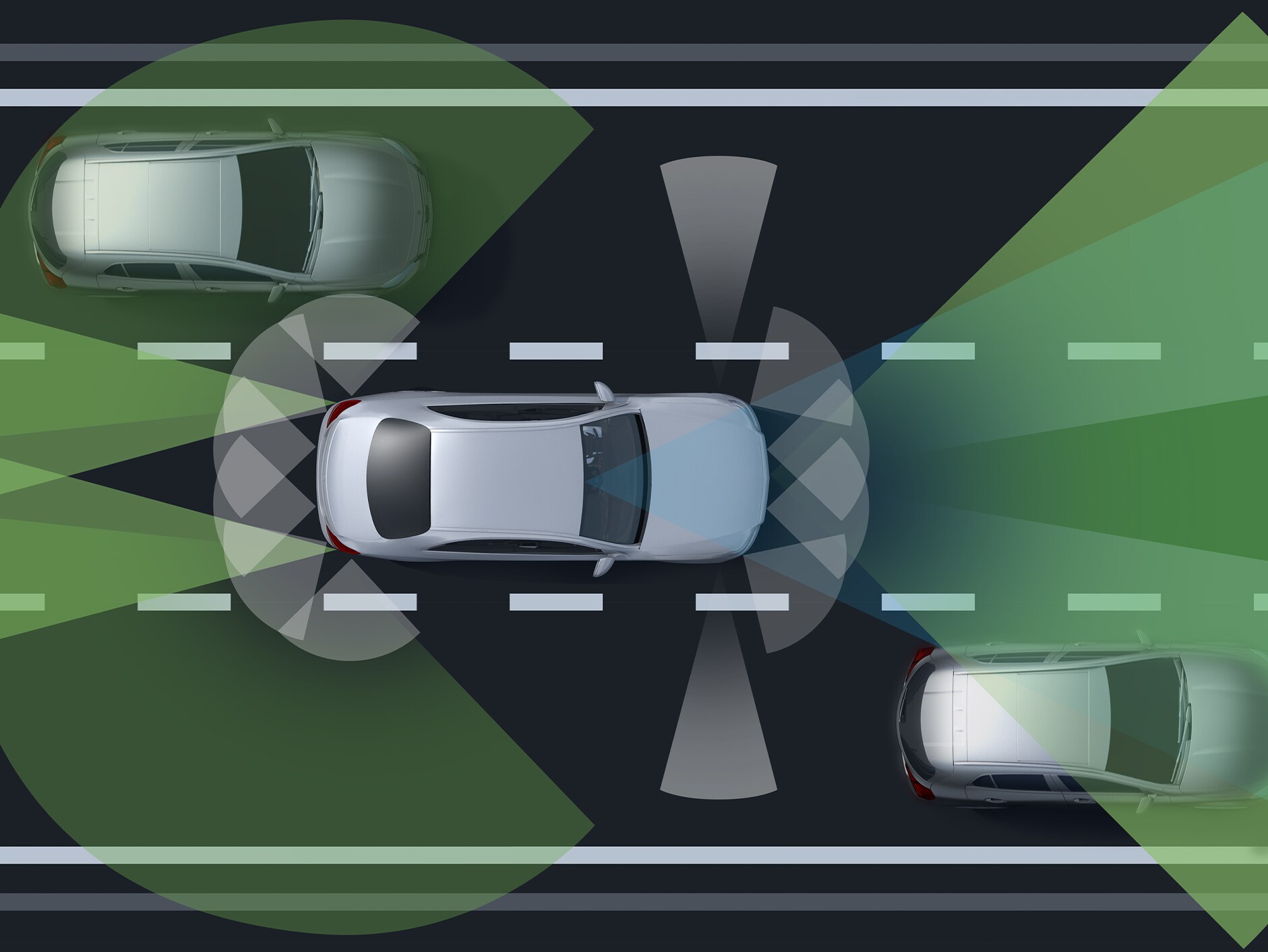 Driving Assistance Package of the GLS from Mercedes-Benz.