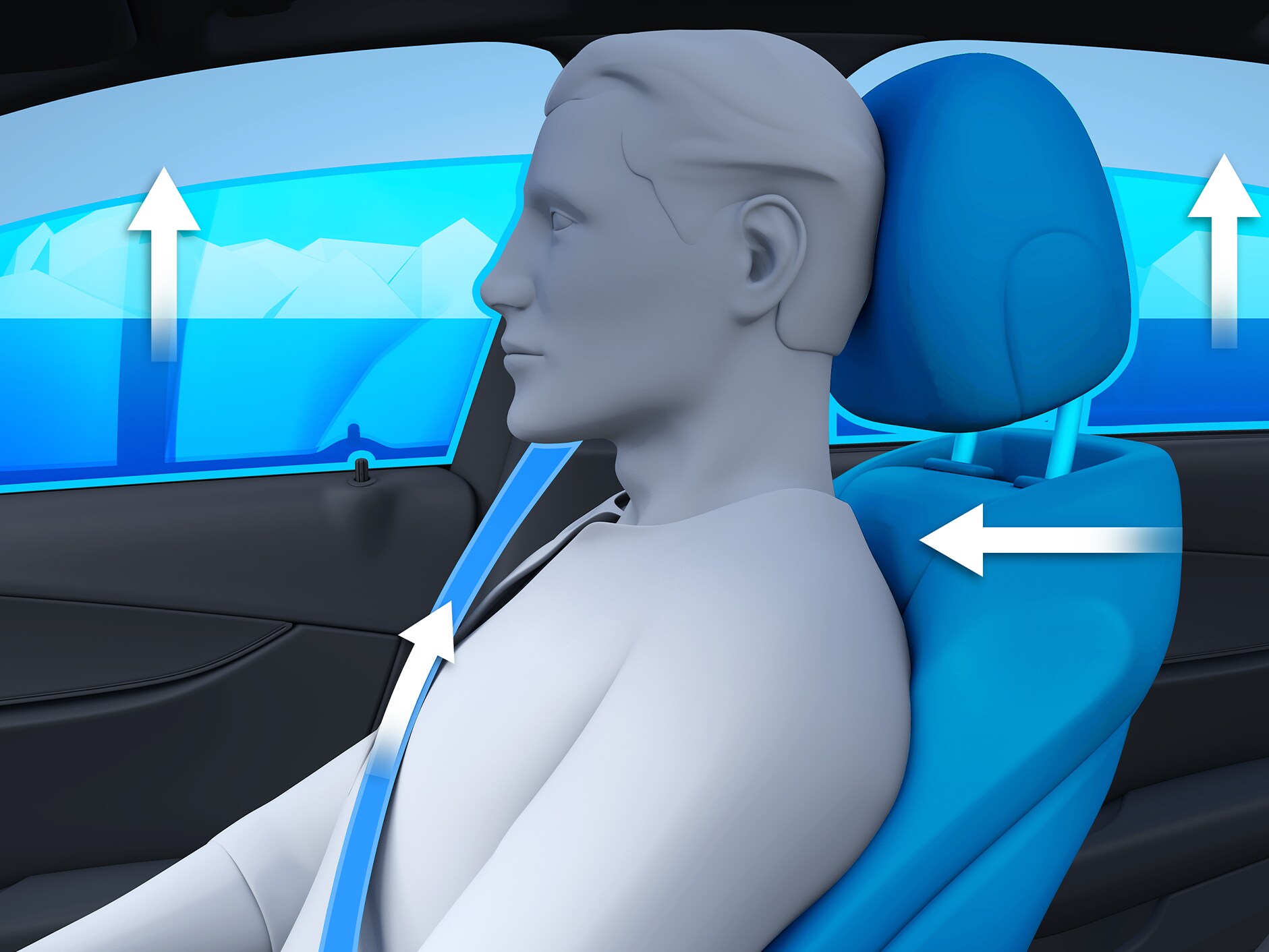 The PRE-SAFE® system for the new GLS from Mercedes-Benz.