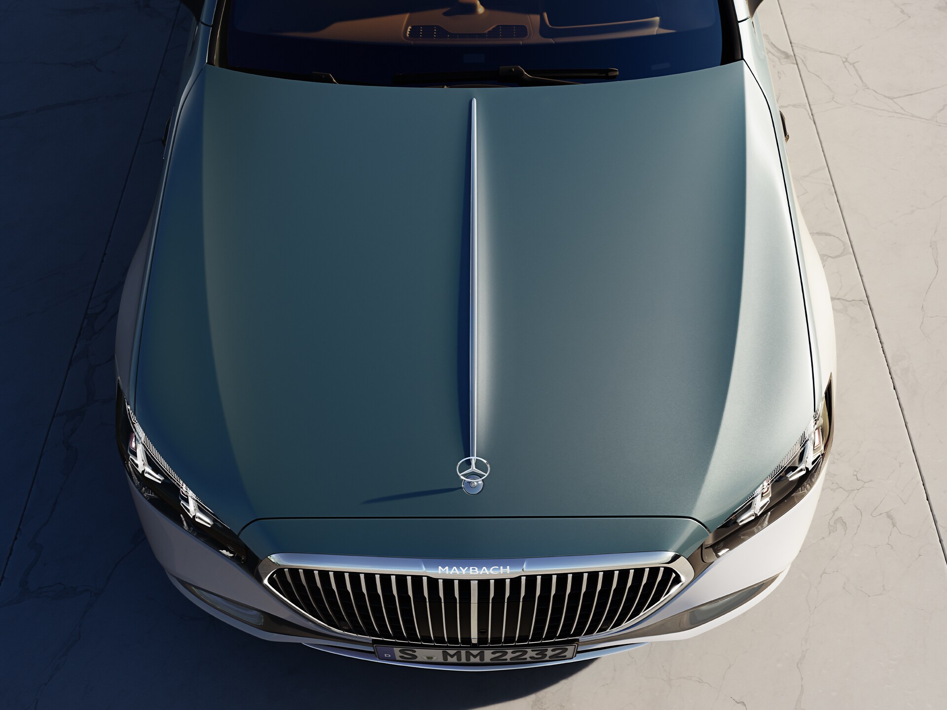 The Mercedes-Maybach S 580 e with EQ Technology.