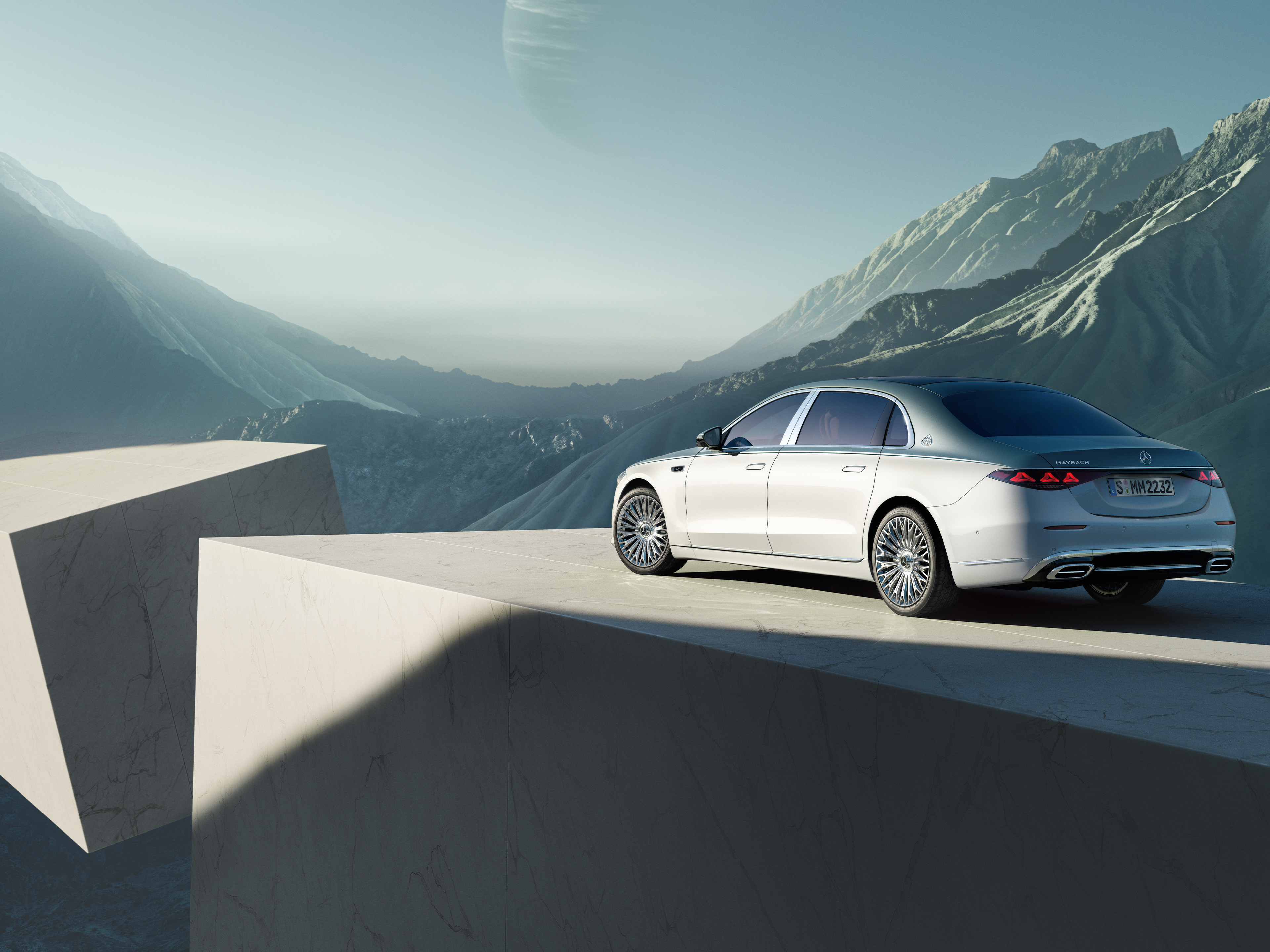 Exterior | S-Class | Mercedes-Maybach The exterior of the Mercedes-Maybach S-Class.