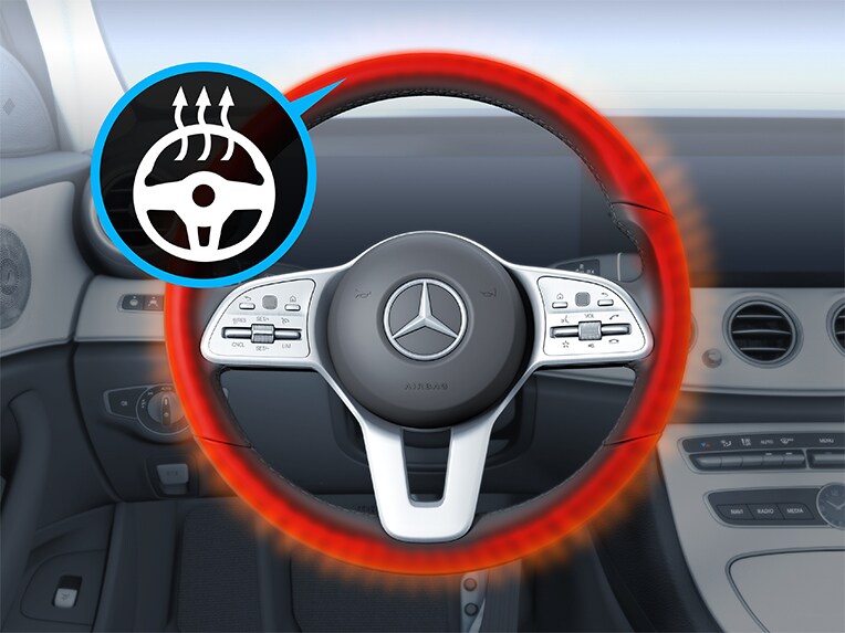 Steering wheel heating in the Mercedes-Maybach SL 680.