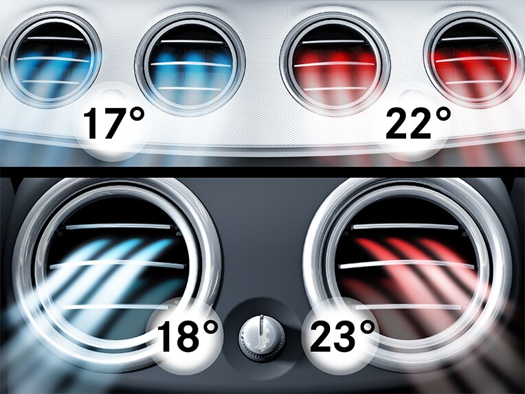 The THERMOTRONIC automatic climate control in the Mercedes-Maybach SL 680.