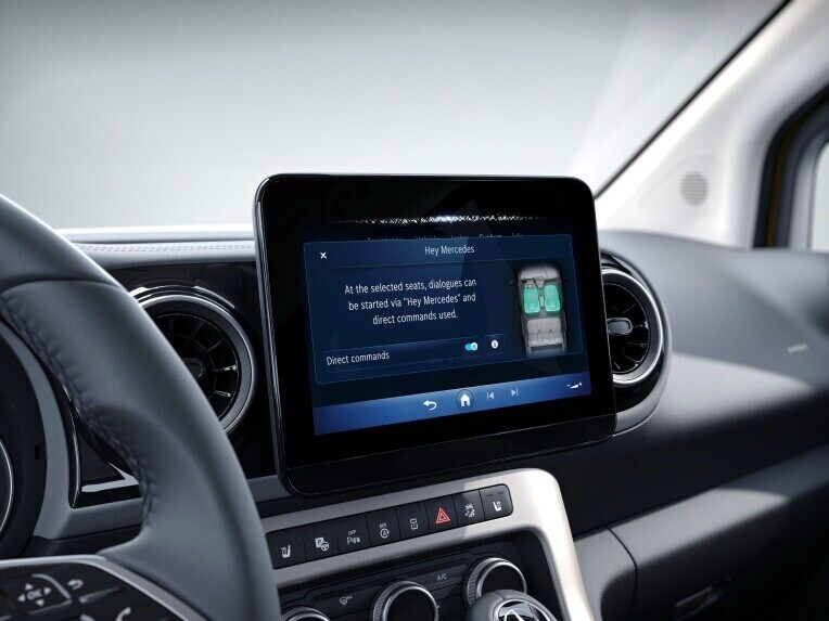 The advanced MBUX functions in the Mercedes-Benz Citan Panel Van.