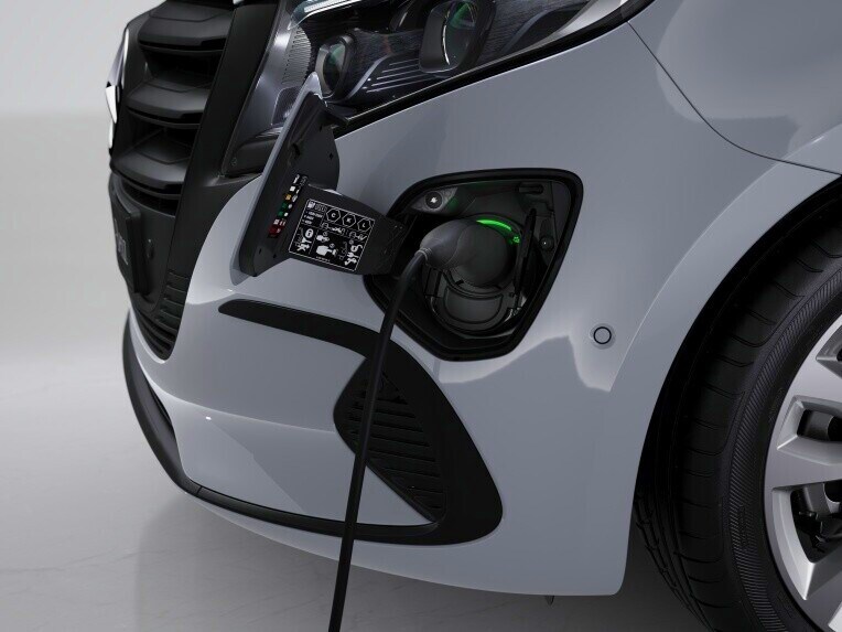 Using the AC charging system, you can charge your Mercedes-Benz at wallboxes and a variety of public charging stations.