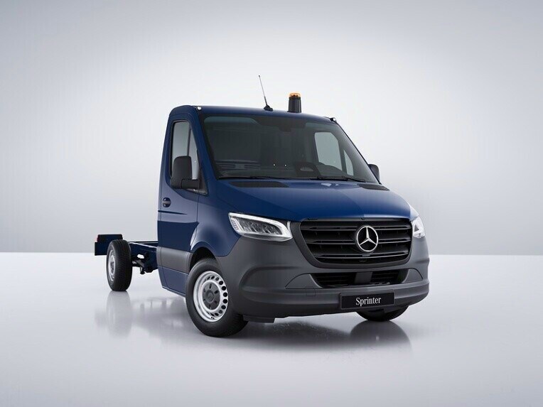 The Mercedes-Benz Sprinter Chassis in reinforced rough-road specification.