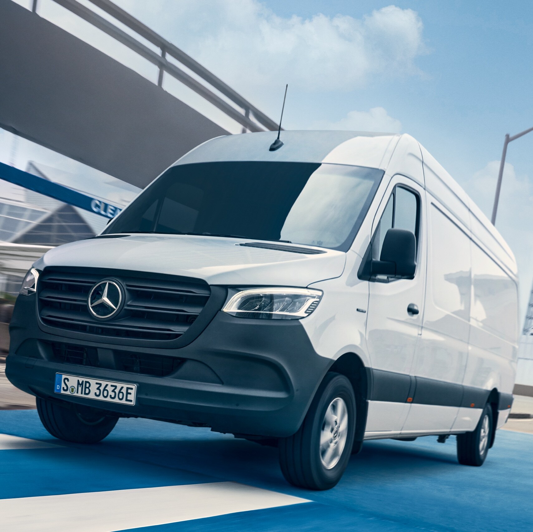 The Mercedes-Benz eSprinter Panel Van.