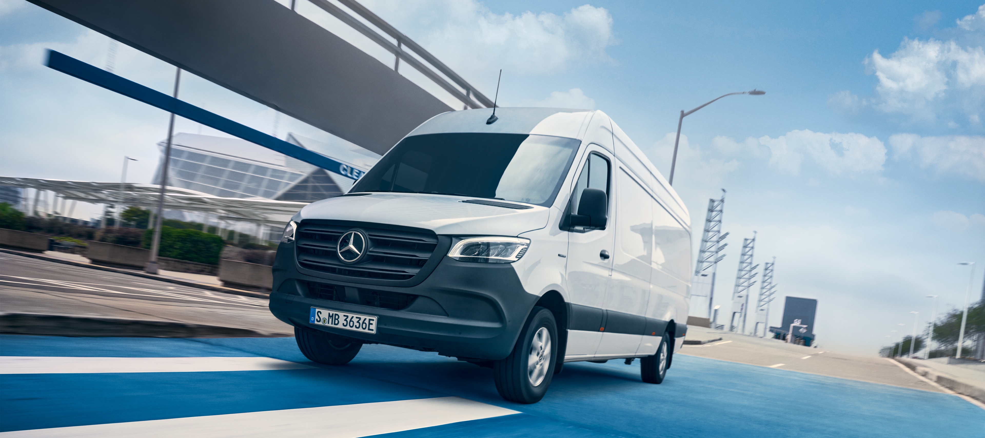 Alternative drive systems | Sprinter Panel Van | Mercedes-Benz The Mercedes-Benz eSprinter Panel Van.