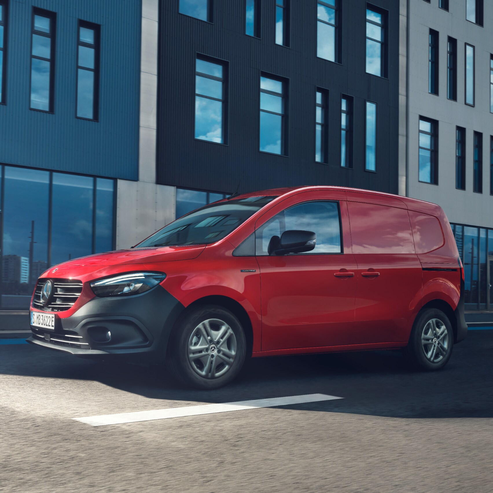 The Mercedes-Benz eCitan Panel Van.