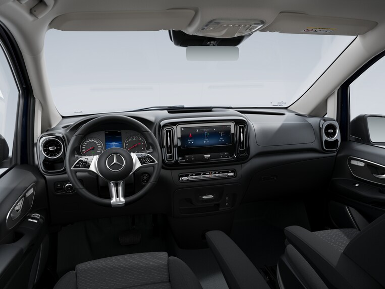 The cockpit of the Vito panel van SELECT line.