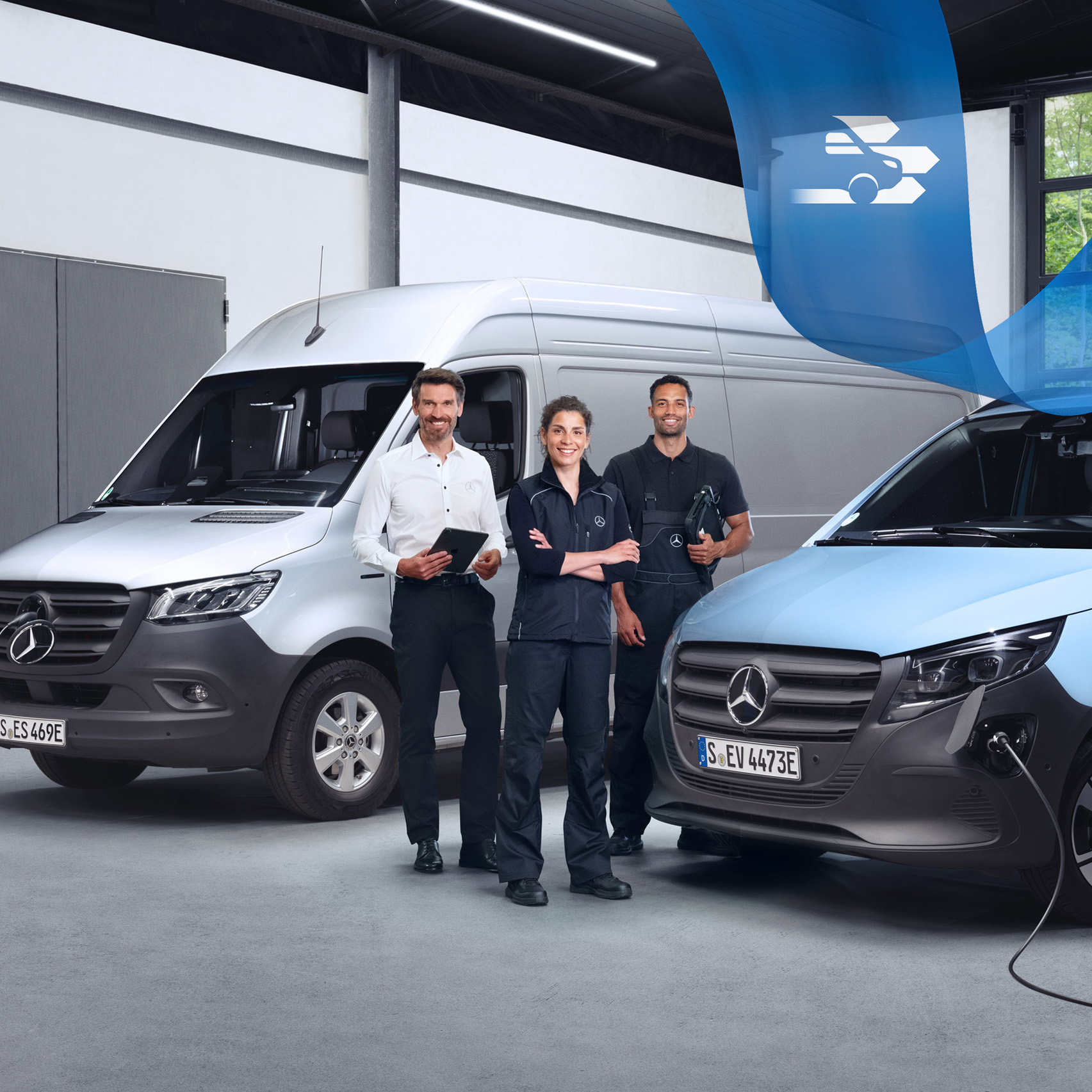 Mercedes-Benz | Electric Vehicle Service Mercedes electric van services for sustainable mobility and maximum availability.